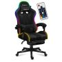 Pelituoli Huzaro Force 4.7 RGB Mesh, RGB LED -valaistuksella, 81 × 29 × 54 cm