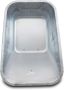 Wheelbarrow bowl, 100L capacity, galvanized steel