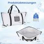 Fish cooler bag, 80 l, White, 122 × 46 × 51 cm