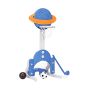 Star-shaped basketball hoop for kids, 22.5 × 22.5 × 59.5 inches