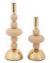 Candlesticks "Galaxy", 2 pcs, 10 × 22–30 × 10 cm