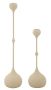 Slimmy candlesticks, 2 pcs, Ø 8 × 26–37 cm