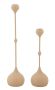 Slimmy candle holder set, 2 pcs, 8 × 26 cm and 8 × 37 cm