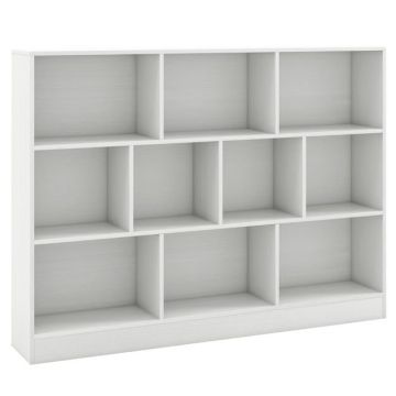 Напольная полка 140x24x104см, белого цвета