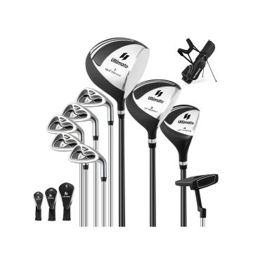 8-osainen golfmailasetti säkkeineen, eri väreissä