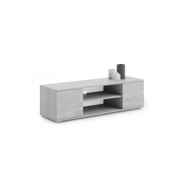 Подставка под телевизор Concrete Design Focus RTV 155x37x40 см, серая.