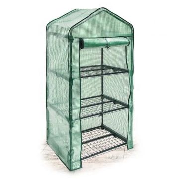 Прозрачная мини-теплица для рассады 125х70х50см., зеленого цвета