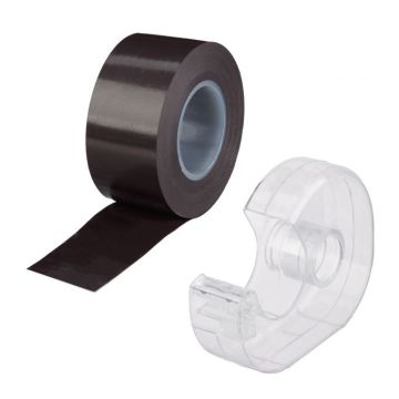 Magneettinen teippi 5m pidikkeillä 7,5x10x2,5 cm.