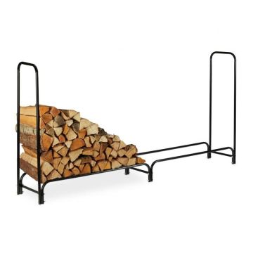 Подставка для дров 122x245x40см., черная