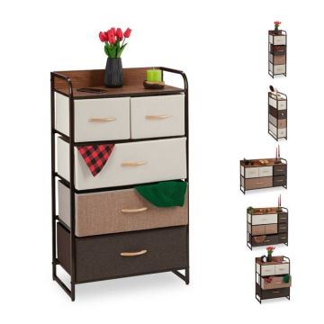 Шкаф для гостиной 100x58x31,5см., бежевый/коричневый/светло-коричневый