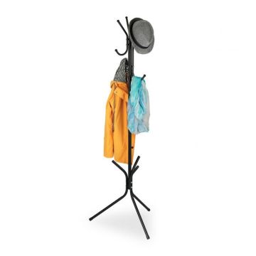 Vaateteline 161x53x53cm, musta