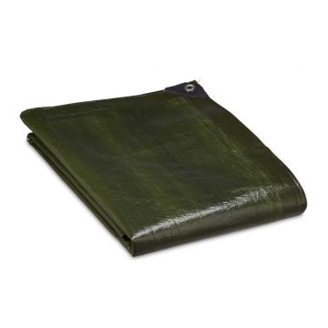 Брезент 600х800см., цвет темно-зеленый.