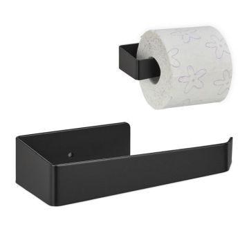 WC-paperiteline 4x15,5x7,5cm, musta väri