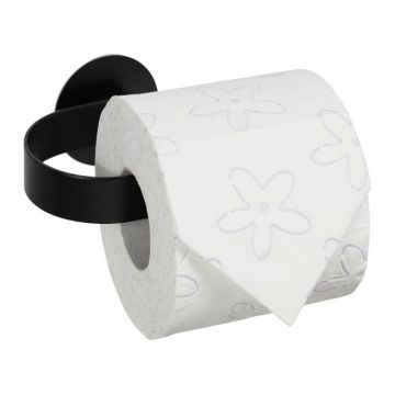 WC-paperiteline 5,5x15,5x8,5cm, musta väri