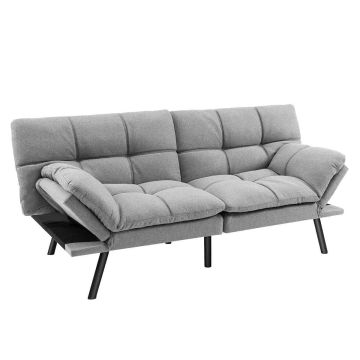 Sohvasänky 182x87x82cm, harmaa
