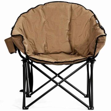 Туристический стул 82x62x90см, коричневый/черный цвет