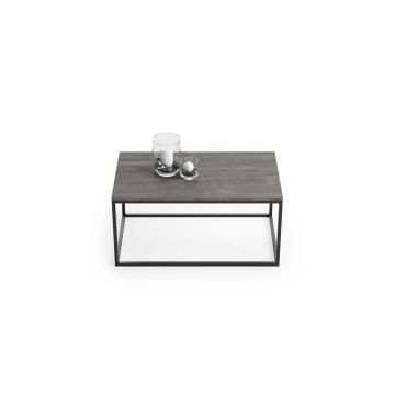 Кофейный столик Concrete Design Solo 100x60x40 см, темно-серый.
