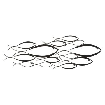 3D sieninė plokštė Fishy, 100 × 35 × 1 cm