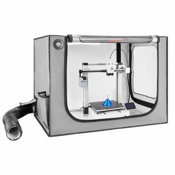 3D-tulostimen kotelo VEVOR S0004, tuuletettu, Harmaa, 800 × 580 × 580 mm