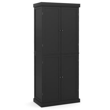 Тумба 76x40x184,5см, черного цвета