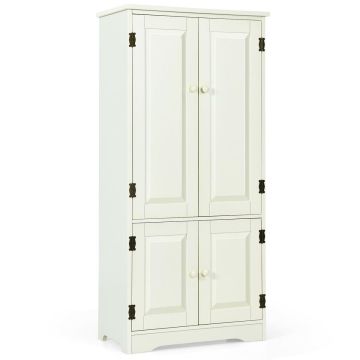 Кухонный шкаф 59x32x123см, кремового цвета