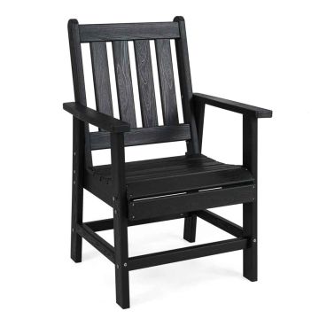 Садовый стул 61x61,5x95см., черный