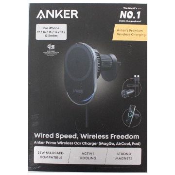 Langaton autolaturi Anker Prime Wireless Car Charger, Qi2.2, 25 W