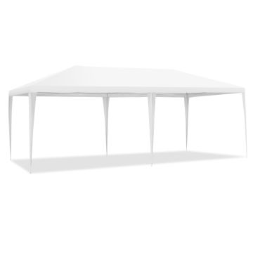 Paviljonki 600x300x250cm, valkoinen