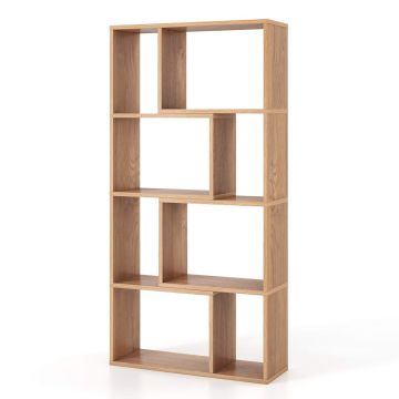 Seisova hylly 60x20x120cm, vaaleanruskea