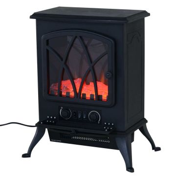 Sähkötakka Homcom 45x28.5x54cm., musta