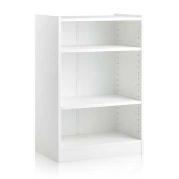 Seisova hylly 50x30x75cm, valkoinen