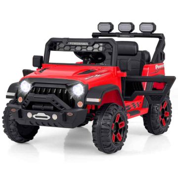 Lasten sähköauto 105x67x70cm, punainen/musta väri