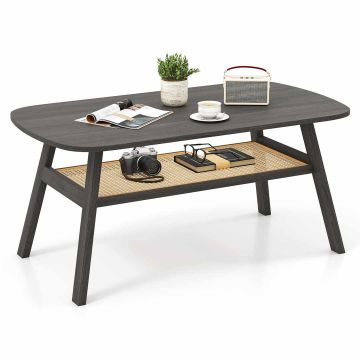 Sohvapöytä 100x55x44,5cm, tummanruskea