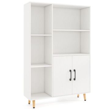 Отдельно стоящая полка 80x23,5x119 см, белого цвета