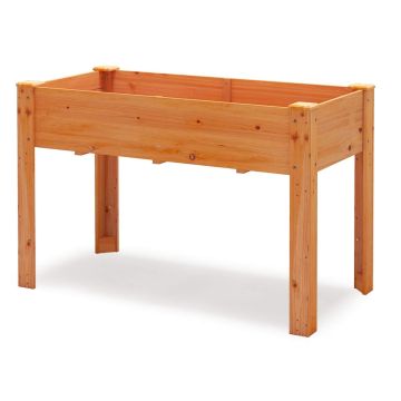 Поднятая грядка 120x60x82см, коричневого цвета