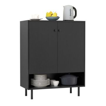 Keittiökaappi 75x35x95cm, musta väri
