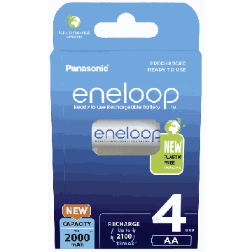 AA-akut Panasonic ENELOOP BK-3MCDE/4BE, 4 kpl