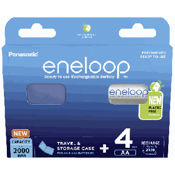 AA-akut Panasonic ENELOOP BK-3MCDEC4BE, 4 kpl