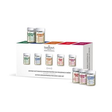 Aktiivisten ihonhoitotiivisteiden setti Farmona, 10 kpl, 5 ml/kpl