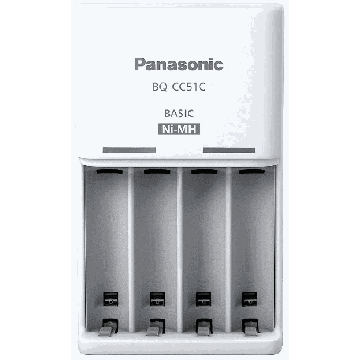 Akkulaturi Panasonic ENELOOP BQ-CC51E, 4 akulle