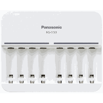 Akkulaturi Panasonic ENELOOP BQ-CC63E, 8 akulle