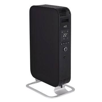 Öljytäytteinen lämmitin Mill OIL1500WIFI3 Gentle Air Heater, 1500 W, Musta, 590 × 630 × 270 mm