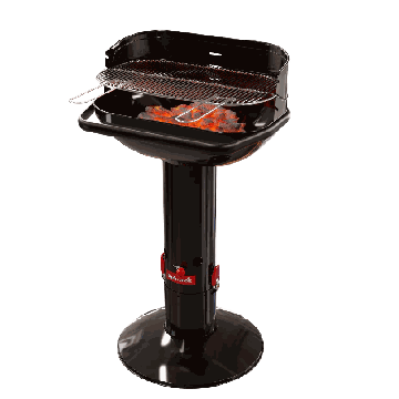 Hiiligrilli Barbecook Charcoal Barbecue Loewy 55 BC-CHA-1009, Musta, 59,8 × 35,4 × 101 cm