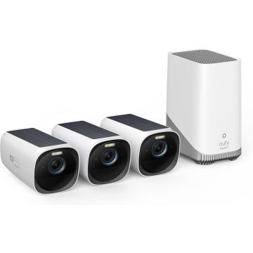 Valvontakamerapaketti Anker Eufy eufyCam 3, 3+1 paketti