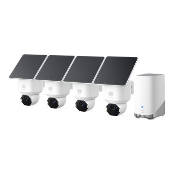 Valvontakamerapaketti Anker Eufy SoloCam E42 4-Cam Kit (HomeBase 3), 4 kameran paketti
