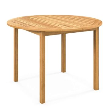 Round outdoor table, for 4 people