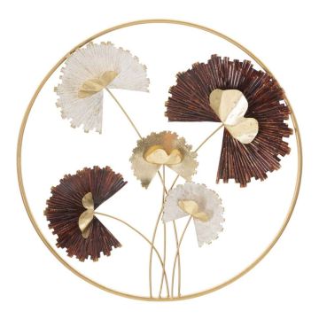 Apvalus sienų dekoratyvinis skydas Reddy Round, Ø 61 × 5,7 cm