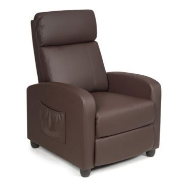Reclining armchair, With footrest, 68 × 100 × 72 cm