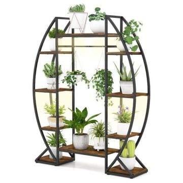 Plant stand, 4 grow lights, 130 × 160 × 30 cm