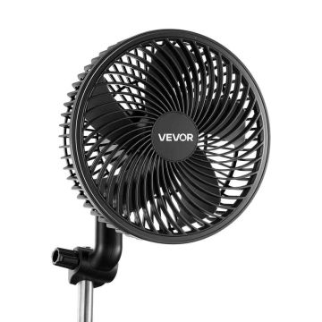 Kasvituuletin VEVOR RF6-PA, 1 kpl, 10 nopeutta, Musta, 20,6 × 20 × 23,5 cm